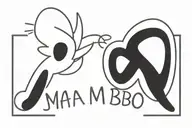 paw print with wings around it and the word "mambo" written in cursive going through the paw pad    tattoo design idea