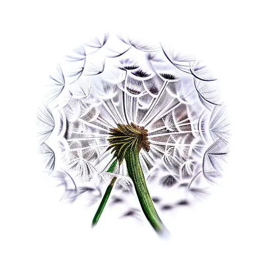 Dandelion tattoo design idea