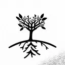 tree tattoo design idea