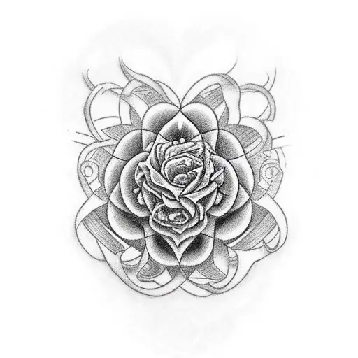 saugar 💀 with Fibonacci sequence  tattoo design idea