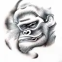 king kong tattoo design idea
