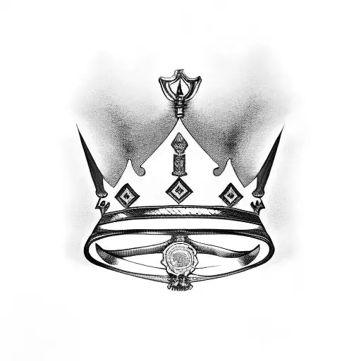 King's Crown tattoo design idea