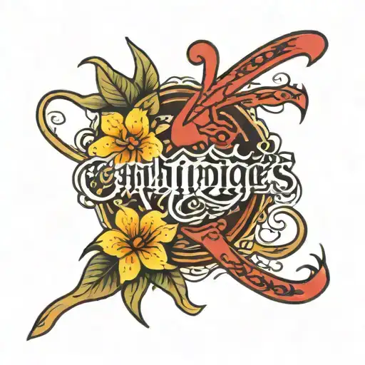 Philippines 4:13 written in cursive tattoo design idea