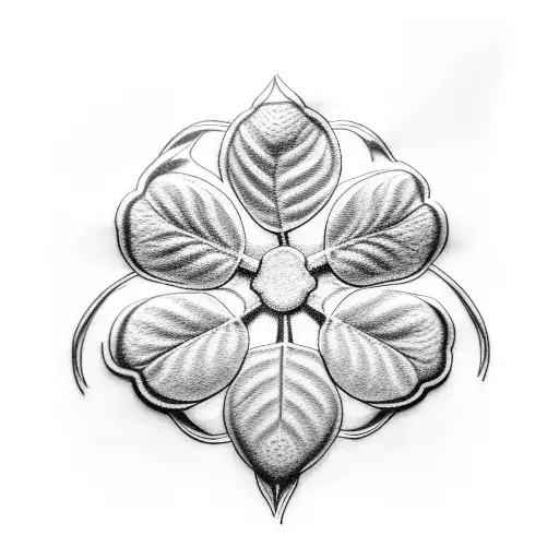4 leaf clover flower tattoo tattoo design idea
