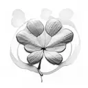 4 leaf clover flower tattoo tattoo design idea