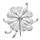 4 leaf clover flower tattoo tattoo design idea