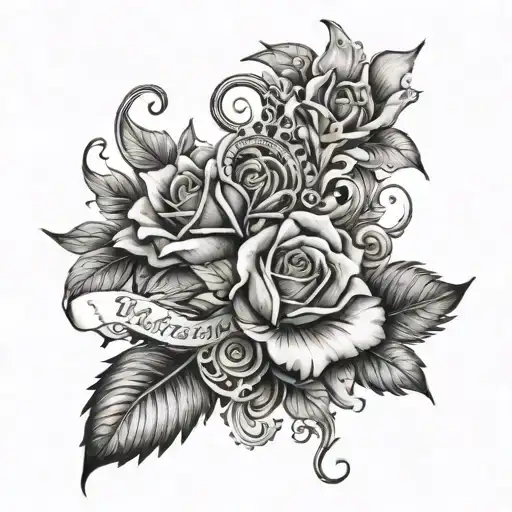 everything happens for a reason tattoo design idea