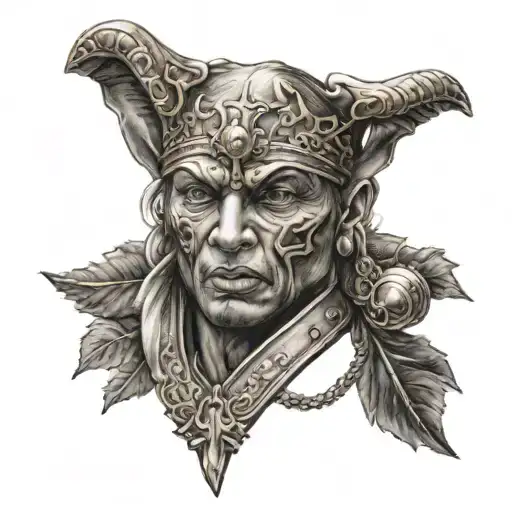 born to win, trophy tattoo design idea