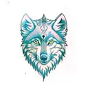 indian wolf, full sleeve tattoo design idea
