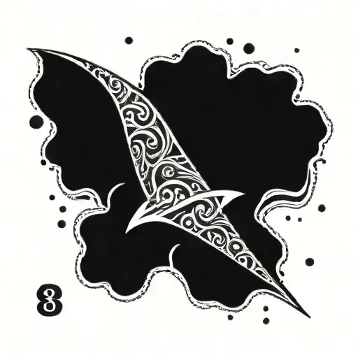 boomerang tattoo design idea