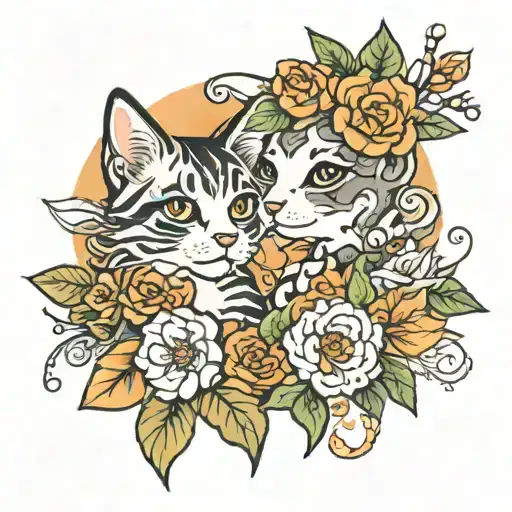 Abby & Sunny tattoo design idea