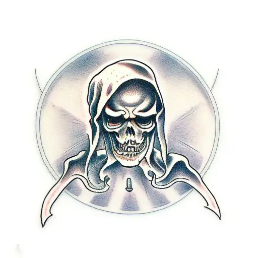Grim Reaper tattoo design idea