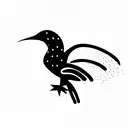 freedom bird tattoo design idea