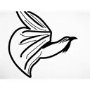 freedom bird tattoo design idea