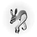 compare with the year 2012 worked in and overlaying a map of Queensland, Australia with a kangaroo and an emu worked in  tattoo design idea