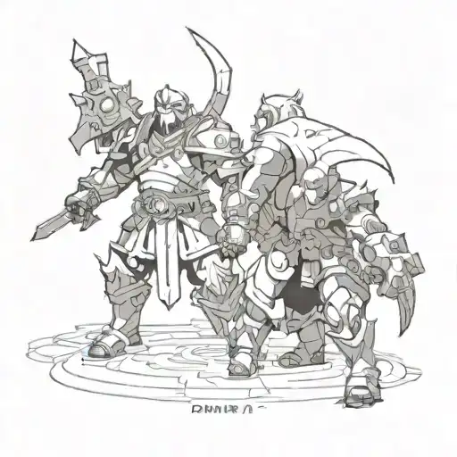 dota 2 tattoo design idea