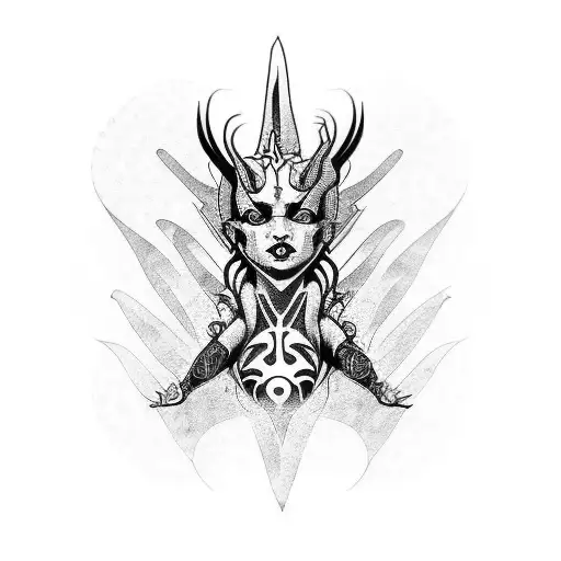 succubus crotch tattoo tattoo design idea