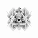 Create a greyscale fine line tattoo inspired by God, love, and Puerto Rico  tattoo design idea