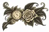 June 9th 2004 in roman numerals tattoo design idea