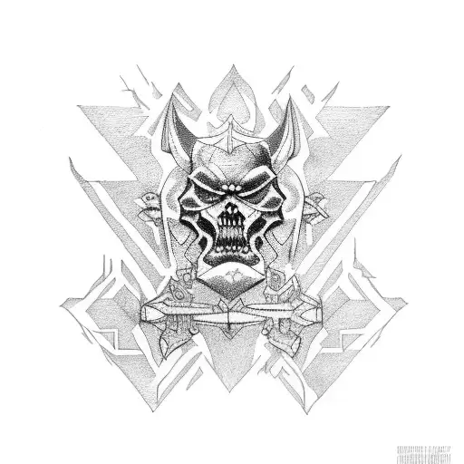 master of puppets tattoo design idea