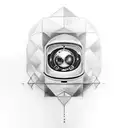 space odyssey monolith tattoo design idea