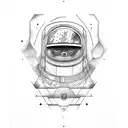 space odyssey monolith tattoo design idea