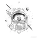 space odyssey monolith tattoo design idea