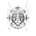 space odyssey monolith tattoo design idea