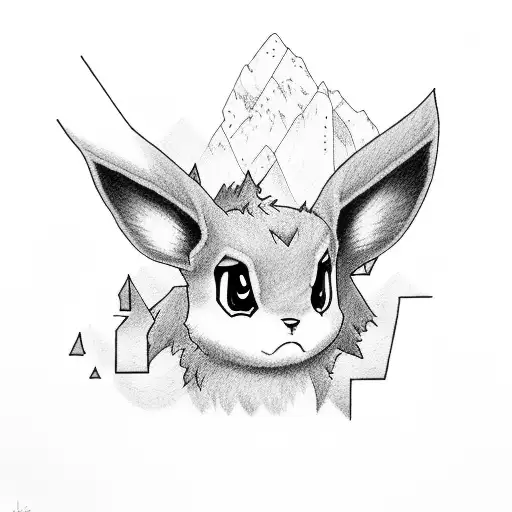 eevee tattoo design idea