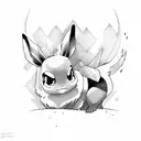 eevee tattoo design idea