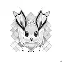 eevee tattoo design idea