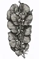 soft eucalyptus branch   tattoo design idea