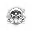 American Football tattoo design idea