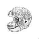 American Football tattoo design idea