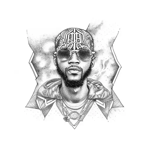 Kid Cudi tattoo design idea