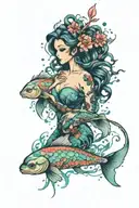 UNDERWATER tattoo design idea