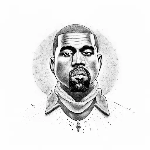 kanye west  tattoo design idea
