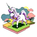 unicorn  tattoo design idea