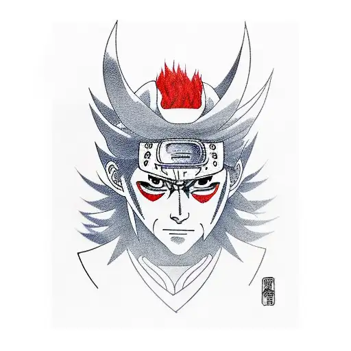 sasuke marks tattoo design idea