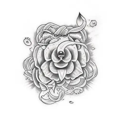 lust tattoo design idea