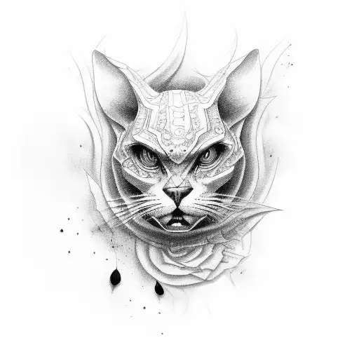 lust tattoo design idea