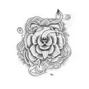 lust tattoo design idea