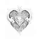 Heartbeat tattoo design idea