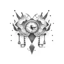 Heartbeat tattoo design idea