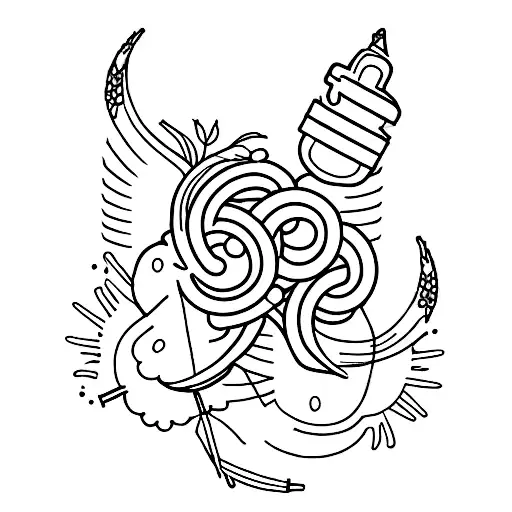 Medicine  tattoo design idea