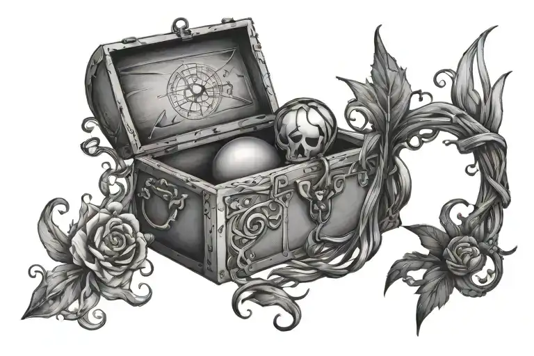 witchy chest tattoo tattoo design idea
