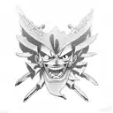 luffy gear 5 tattoo design idea