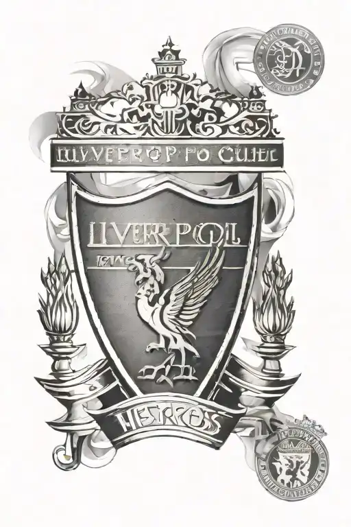 liverpool football club tattoo design idea