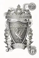 liverpool football club tattoo design idea