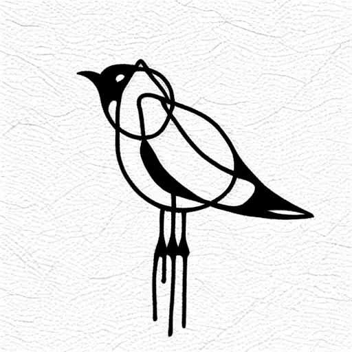 neck tattoo bird tattoo design idea